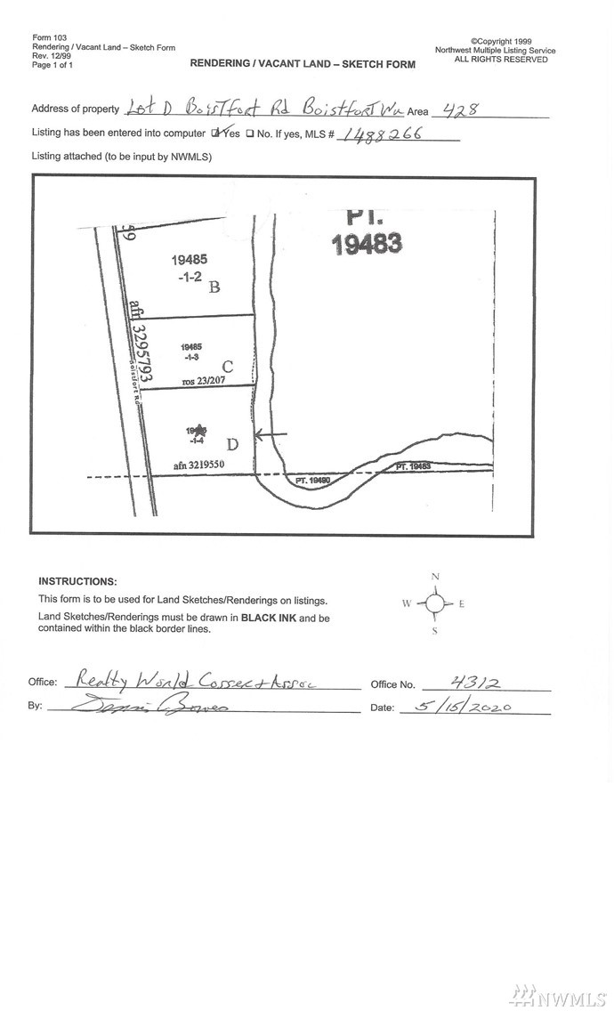 0 0 Boistfort Rd Unit  Boistfort WA 98532
